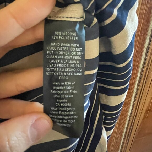 Zero + Maria Cornejo Striped Caftan, size Small - Picture 6 of 9